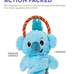 Charming Pet Crunch N Scrunch Koala Plush Dog Toy, Blue, Large -Cheap Blue Life Protection || Charming Pet || Cobalt Aquatics Store 280220 PT5. SY630 V1618933357