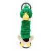 Charming Pet Crunch N Scrunch Mallard Plush Dog Toy, Green, Large