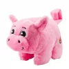 Charming Pet Poppers Pig Plush Dog Toy, Pink, X-Small
