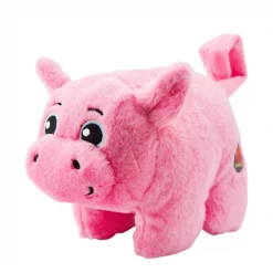 Charming Pet Poppers Pig Plush Dog Toy, Pink, X-Small
