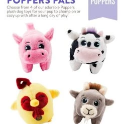 Charming Pet Poppers Pig Plush Dog Toy, Pink, X-Small -Cheap Blue Life Protection || Charming Pet || Cobalt Aquatics Store 280230 PT5. SY630 V1618933391