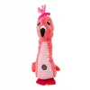 Charming Pet Absurd Burds Flamingo Plush Dog Toy, Pink, Medium