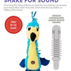 Charming Pet Absurd Burds Macaw Plush Dog Toy, Blue, Medium -Cheap Blue Life Protection || Charming Pet || Cobalt Aquatics Store 280236 PT3. SY630 V1618932602