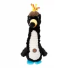 Charming Pet Absurd Burds Toucan Plush Dog Toy, Black, Medium