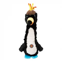 Charming Pet Absurd Burds Toucan Plush Dog Toy, Black, Medium