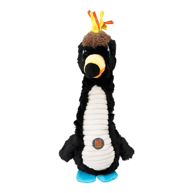 Charming Pet Absurd Burds Toucan Plush Dog Toy, Black, Medium 1 Charming Pet Absurd Burds Toucan Plush Dog Toy, Black, Medium
