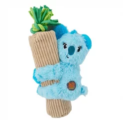 Charming Pet Cuddly Climbers Koala Plush Dog Toy, Blue, Small