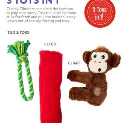 Charming Pet Cuddly Climbers Monkey Plush Dog Toy, Brown, Small -Cheap Blue Life Protection || Charming Pet || Cobalt Aquatics Store 280242 PT2. SY630 V1618932633