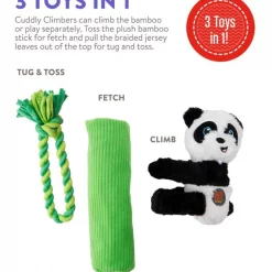 Charming Pet Cuddly Climbers Panda Plush Dog Toy, Small -Cheap Blue Life Protection || Charming Pet || Cobalt Aquatics Store 280244 PT2. SY630 V1618932801