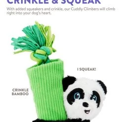 Charming Pet Cuddly Climbers Panda Plush Dog Toy, Small -Cheap Blue Life Protection || Charming Pet || Cobalt Aquatics Store 280244 PT3. SY630 V1618932423