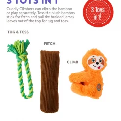 Charming Pet Cuddly Climbers Sloth Plush Dog Toy, Orange, Small -Cheap Blue Life Protection || Charming Pet || Cobalt Aquatics Store 280246 PT3. SY630 V1618932197