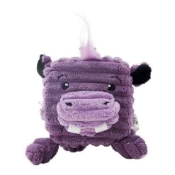 Charming Pet Cube-Eez Hippo Squeaky Dog Toy