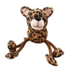 Charming Pet Dangle Dudes Leopard Squeaky Dog Toy