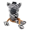 Charming Pet Dangle Dudes Zebra Squeaky Dog Toy