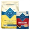 Blue Buffalo Life Protection Formula Healthy Weight Adult Chicken & Brown Rice Recipe Dry Food + Health Bars Baked with Bacon, Egg & Cheese Dog Treats