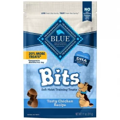 Blue Buffalo Blue Bits Tasty Chicken Recipe Soft-Moist Training Dog Treats