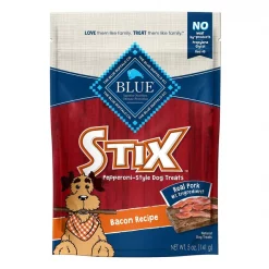 Blue Buffalo Blue Stix Bacon Flavor Pepperoni-Style Dog Treats