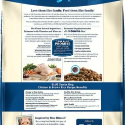 Blue Buffalo||Bones & Chews Blue Buffalo Life Protection Formula Senior Chicken & Brown Rice Recipe Dry Food + Bones & Chews Made in USA Roasted Marrow Bone 6" Dog Treat -Cheap Blue Life Protection || Charming Pet || Cobalt Aquatics Store 301806 PT2. SY630 V1622641059