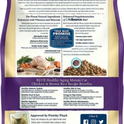 Blue Buffalo Healthy Aging Chicken & Brown Rice Recipe + Indoor Hairball & Weight Control Chicken & Brown Rice Recipe Dry Cat Food 11 Blue Buffalo Healthy Aging Chicken & Brown Rice Recipe + Indoor Hairball & Weight Control Chicken & Brown Rice Recipe Dry Cat Food -Cheap Blue Life Protection || Charming Pet || Cobalt Aquatics Store 338661 PT2. SY630 V1635913790