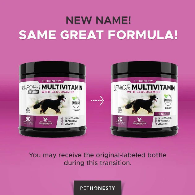 PetHonesty||Blue Buffalo PetHonesty Duck Flavored Soft Chews Multivitamin for Senior Dogs + Blue Buffalo Homestyle Recipe Senior Chicken Dinner with Garden Vegetables Canned Food 3 PetHonesty||Blue Buffalo PetHonesty Duck Flavored Soft Chews Multivitamin for Senior Dogs + Blue Buffalo Homestyle Recipe Senior Chicken Dinner with Garden Vegetables Canned Food - Image 3