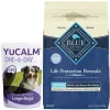 YuMOVE||Blue Buffalo YuCALM Lintbells Calming Soft Chews Large Breed Dog Supplement + Blue Buffalo Life Protection Formula Senior Chicken & Brown Rice Recipe Dry Food