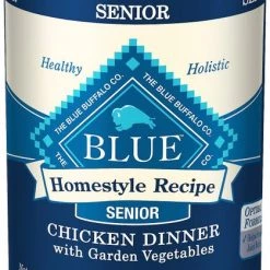 Blue Buffalo Homestyle Recipe Senior Chicken Dinner with Garden Vegetables Canned Dog Food