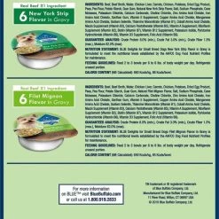 Blue Buffalo Divine Delights Gravy Variety Pack Filet Mignon & NY Strip Flavor + Roasted Chicken Flavor Hearty Gravy Dog Food Trays -Cheap Blue Life Protection || Charming Pet || Cobalt Aquatics Store 367546 PT2. SY630 V1645745212