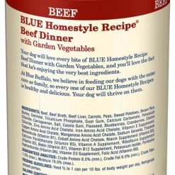 Blue Buffalo Homestyle Recipe Beef Dinner with Garden Vegetables & Sweet Potatoes Canned Dog Food -Cheap Blue Life Protection || Charming Pet || Cobalt Aquatics Store 46804 PT2. SY630 V1572895080