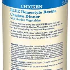 Blue Buffalo Homestyle Recipe Chicken Dinner with Garden Vegetables & Brown Rice Canned Dog Food -Cheap Blue Life Protection || Charming Pet || Cobalt Aquatics Store 46811 PT2. SY630 V1572895162