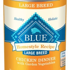 Blue Buffalo Homestyle Recipe Large Breed Chicken Dinner with Garden Vegetables Canned Dog Food