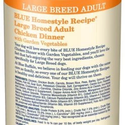 Blue Buffalo Homestyle Recipe Large Breed Chicken Dinner with Garden Vegetables Canned Dog Food -Cheap Blue Life Protection || Charming Pet || Cobalt Aquatics Store 46833 PT2. SY630 V1572895384