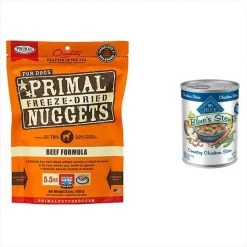 Blue Buffalo||Primal Blue Buffalo Blue's Country Chicken Stew Canned Food + Primal Beef Formula Freeze-Dried Dog Food