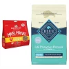 Blue Buffalo||Stella & Chewy's Blue Buffalo Life Protection Formula Fish & Brown Rice Dry Food + Stella & Chewy's Chewy's Chicken Meal Mixers Freeze-Dried Dog Food Topper