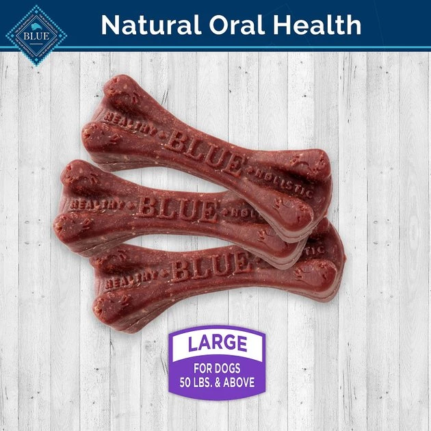 Blue Buffalo Dental Bones All Natural Rawhide-Free Large Dental Dog Treats 6 Blue Buffalo Dental Bones All Natural Rawhide-Free Large Dental Dog Treats - Image 6