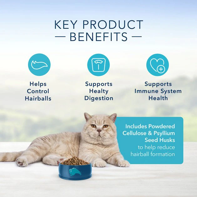 Blue Buffalo Indoor Hairball Control Chicken & Brown Rice Recipe Adult Dry Cat Food 4 Blue Buffalo Indoor Hairball Control Chicken & Brown Rice Recipe Adult Dry Cat Food - Image 4