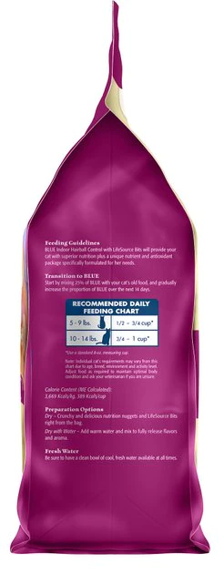 Blue Buffalo Indoor Hairball Control Chicken & Brown Rice Recipe Adult Dry Cat Food 8 Blue Buffalo Indoor Hairball Control Chicken & Brown Rice Recipe Adult Dry Cat Food - Image 8