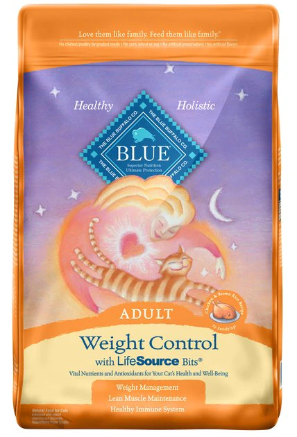 Blue Buffalo Weight Control Chicken & Brown Rice Recipe Adult Dry Cat Food 1 Blue Buffalo Weight Control Chicken & Brown Rice Recipe Adult Dry Cat Food