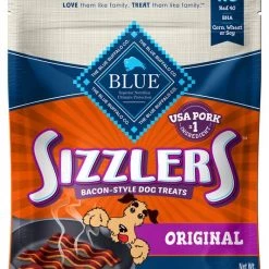 Blue Buffalo Sizzlers with Real Pork Bacon-Style Dog Treats