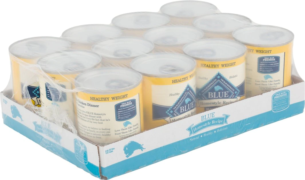 Blue Buffalo Homestyle Recipe Healthy Weight Chicken Dinner with Garden Vegetables & Brown Rice Canned Dog Food 2 Blue Buffalo Homestyle Recipe Healthy Weight Chicken Dinner with Garden Vegetables & Brown Rice Canned Dog Food - Image 2