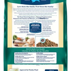 Blue Buffalo Multi-Cat Health Chicken & Turkey Recipe Adult Dry Cat Food -Cheap Blue Life Protection || Charming Pet || Cobalt Aquatics Store 84982 PT2. SY630 V1565902955