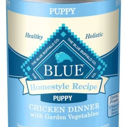 Blue Buffalo Homestyle Recipe Puppy Chicken Dinner with Garden Vegetables Canned Dog Food