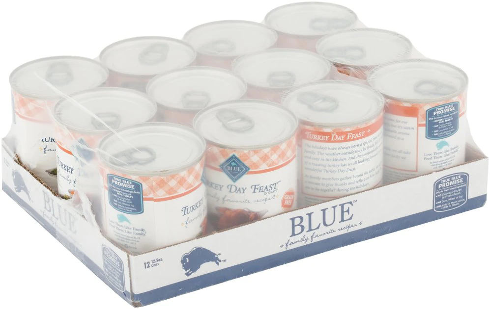 Blue Buffalo Family Favorite Grain-Free Recipes Turkey Day Feast Canned Dog Food 2 Blue Buffalo Family Favorite Grain-Free Recipes Turkey Day Feast Canned Dog Food - Image 2